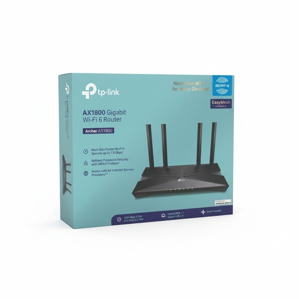 TP-Link Archer AX1800 Gigabit WiFi 6 Router Dual Band EasyMesh Wireless Router